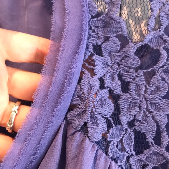 Rebecca Taylor lilac racerback lace top - Picture 10 of 11